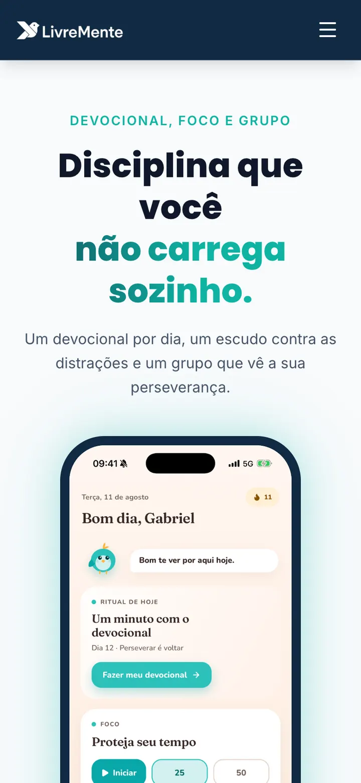 LivreMente: Celular