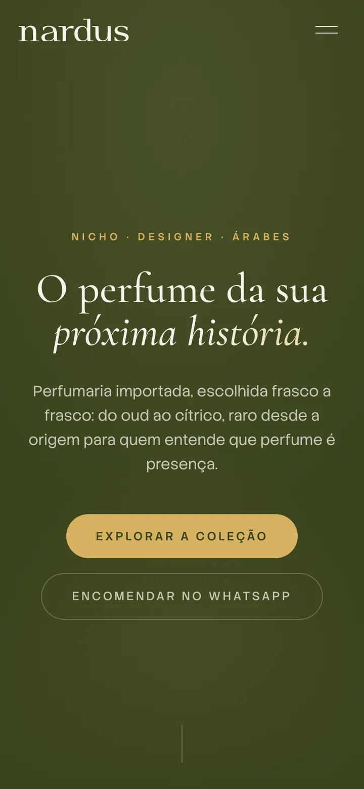 Nardus Perfumaria: Mobile
