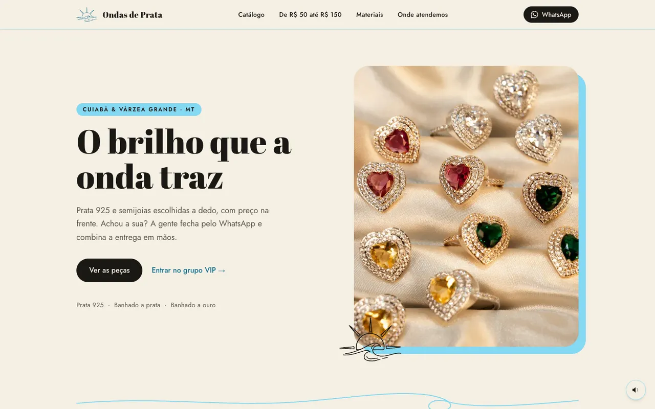 Ondas de Prata: Desktop