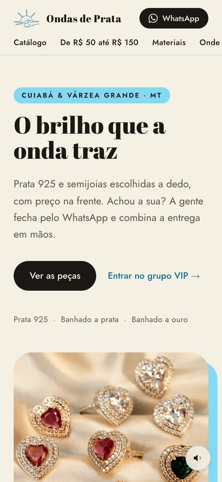 Ondas de Prata: Celular