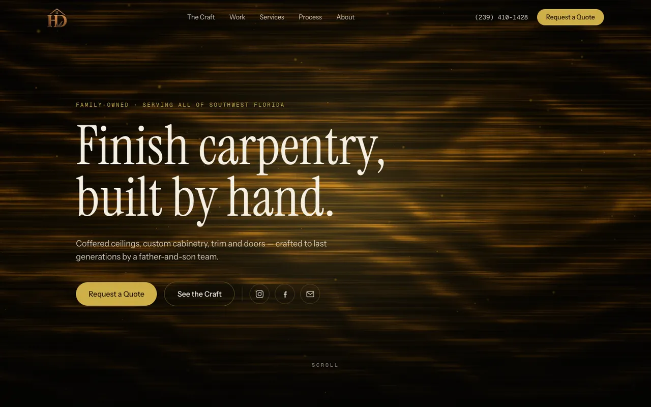 HD Carpentry Finish: Desktop