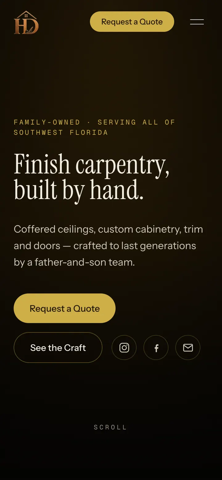 HD Carpentry Finish: Celular